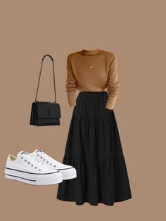 Modest Simple Outfits, Christian Style Outfits, Cider Outfit Ideas, Easy Church Outfits, Modest Casual Outfits, Modesty Outfits, Cute Modest Outfits, Everyday Fashion Outfits, Casual Day Outfits