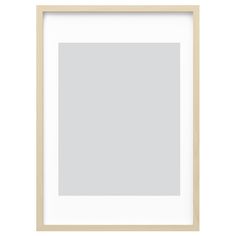 a white frame with a light brown border on the bottom, and a gray background