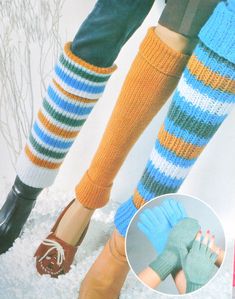 PDF vintage pattern instant download.  Pattern to knit these leg warmers, glove and mittens from the 1980's.  Recommended yarn for the gloves and mittens is double knitting (DK) with a recommended needle size of 3.mm, 3.25mm, 3.75mm and 4mm.  Recommended yarn for the leg warmers double knitting (DK) or chunky / bulky weight with a recommended needle size of 3mm, 3.25mm, 3.75mm and 4mm.  For the striped and chunky knit leg warmers you will need a set of four of the needle sizes.  PLEASE READ: thi Knitting Pattern Leg Warmers, Legwarmers Knitting Pattern, Leg Warmers Knitting Pattern, Knit Leg Warmers Pattern, Lace Leg Warmers, Leg Warmers Pattern, Knitted Mittens Pattern, Knit Leg Warmers, Mittens Pattern