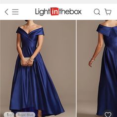 Never Worn. My Mom Ordered For My Wedding, Said Us 16 But More Of A 14. Gorgeous Satin Blue. Blue Bridesmaid Dress With Fitted Bodice For Wedding, Blue A-line Bridesmaid Dress For Formal Occasions, Elegant Blue A-line Mother Of The Bride Dress, Formal Blue A-line Bridesmaid Dress, Elegant Royal Blue Dress For Wedding, Elegant Blue A-line Bridesmaid Dress, Elegant Blue Bridesmaid Dress For Wedding, Elegant Royal Blue Ball Gown Dress, Elegant Royal Blue Ball Gown