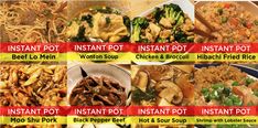 Pressure Luck's Chinese Food Menu Instant Pot Chinese, Shrimp With Lobster Sauce, Dinner Instant Pot, Chinese Food Menu, Moo Shu Pork, Power Pressure Cooker Xl, Pressure Luck, Chinese Menu, Pressure Cooker Xl