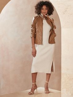 Vegan Leather Jacket | Banana Republic Factory Vegan Leather Jacket, Banana Republic Factory, Band Collar, Petite Size, Moto Jacket, Snap Button, Fashion Inspo Outfits, Banana Republic, Vegan Leather