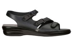 Function meets design with this sandal. Three EZ Straps with complimentary leather accents provide adjustability and create a unique style. A contoured insole and flexible sole provide cushion and support all day.
Heel Height: 1.375". Modern Slip-on Sandals With Heel Strap, Modern Slingback Sandals With Arch Support, Modern T-strap Sandals With Heel Loop, Modern T-strap Sandals With Cushioned Footbed, Modern Closed Toe Sandals With Ortholite Insole, Modern Leather Slingback Sandals With Arch Support, Black Slingback Sport Sandals With Arch Support, Black Slingback Sandals With Arch Support, Modern Sandals With Arch Support And Single Toe Strap