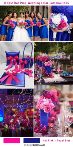 purple and pink wedding color combinations