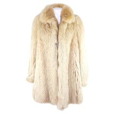 Fendi vintage fur coat, beige color. Size 44 IT. Condition: Good, note: 1 missing button. Vintage Fur Coat, Good Note, Ideal Closet, Fendi Vintage, Vintage Fox, Kimono Vintage, Fur Coat Vintage, Vintage Fendi, Fox Fur Coat