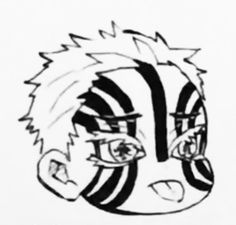 Akaza Low Quality, Akaza Pfp Manga, Akaza Manga, Kny Demons, Demon Slayer Icons, Dibujos Anime Chibi, Mini Drawings