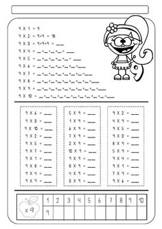 a printable worksheet with numbers and pictures