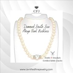 Dress up your neckline with elegance. Click 'buy now' and let your style speak volumes! Diamond South Sea Akoya Pearl Necklace 14k Gold 13 mm 18" Item# 921560 Certified $12950 Price $3550 20% OFF SALE PRICE SALE PRICE $2840 USE “BLOWOUT20” AT CHECKOUT!! #southsea #southseapearl #akoyapearl #trendingjewelery #necklace #weddingjewelery #jewelleylovers #jewellerylife #jewelleryloversofinsta #jewellerylove #jewellerynecklace #jewellerynz #jewellerykit #jewelleryjunkie #jewelleryjournal #jewelleryjoy #jewellerymaker #jewellerymakers #jewellerymagazine #jewellerymonthly #newyork #usa #newyorkjewelery Elegant Single Strand Cream Pearl Necklace, Exquisite Yellow Gold Round Pearl Necklace, Luxury High Luster Akoya Pearl Necklace, Pink Akoya Pearl Single Strand Necklace, Luxury Pink Single Strand Pearl Necklace, Wedding Jewelery