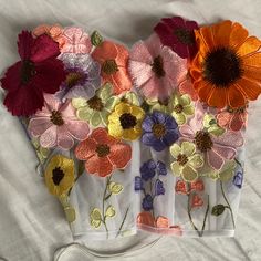 Lace-Up Corset With Embroidered Flowers. Made To Fit A Size 2. Can Be Used For Wedding/Bridal/Engagement Shoots Or Just For Fun! This Is So Gorgeous; So Sad I Have To Part With It. Flower Corset, Clothes Embroidery, Clothes Embroidery Diy, Embroidery Diy, Embroidered Art, Embroidery On Clothes, Rare Flowers, Top Crafts, Net Fabric