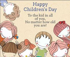 an image of children's day card