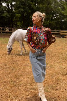 The Mel Top is perfect for the fashionista who likes to have a bit of fun when it comes to dressing up! The Mel features a puff sleeve. Fabric: 98% cotton 2% spandex Machine wash cold. Tumble dry low. Model is wearing a size S Relaxed Fit Short Sleeve Puff Sleeve Top For Fall, Fall Relaxed Fit Short Sleeve Puff Sleeve Top, Fall Relaxed Fit Puff Sleeve Top With Short Sleeves, Fall Puff Sleeve Top With Relaxed Fit, Stretch Puff Sleeve Top For Fall, Fitted Multicolor Puff Sleeve Top, Multicolor Fitted Blouse With Balloon Sleeves, Fitted Multicolor Blouse With Balloon Sleeves, Fitted Multicolor Balloon Sleeve Blouse