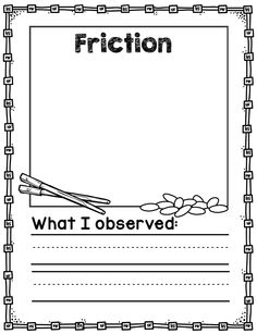 the word fraction is written in black and white with an image of a piece of paper