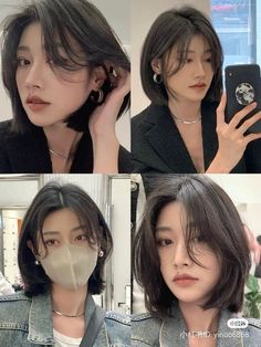 Easy Free 50+ Trendy Long Hairstyle Ideas For Women|hairstyles beauty Short Straight Hairstyles Layers, Asian Layered Bob, Short Haircuts Korean, Japanese Medium Hair, Short Bob Asian, Asian Short Hair With Bangs, Short Bob No Bangs, Short Hairstyle Asian Women, Short Hairstyle Women Asian