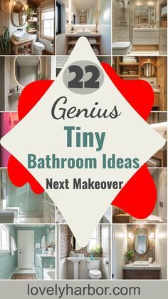 the top 22 genius tiny bathroom ideas next makeover