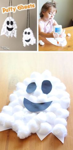 a child's craft project made out of foam