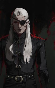 #INPRNT #illustration #print #poster #art Aemond Targaryen, White Hair, The Dragon, Long Hair, On Twitter, Twitter, Hair, White, Black