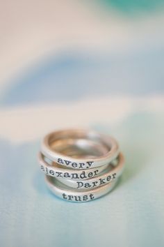 A Touch of Love - Customize your Stacking Rings with a Special Name, Buy Now ! Lisa Leonard Designs, Keepsake Jewelry, Up Girl, Stacking Rings, Sterling Ring, Sake, Just In Case, Beautiful Jewelry, Mother's Day Gifts