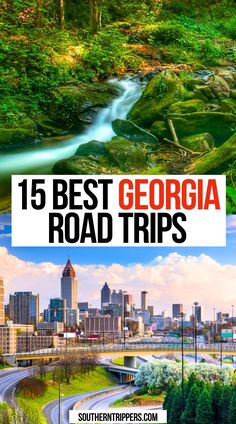 15 Best Georgia Road Trips Southern Roadtrip, Places To Go In Georgia, Georgia Road Trip, Trip Bucket Lists, Providence Canyon, Road Trip Places To Visit, Tallulah Gorge, Traveling Usa, Southern Road Trips