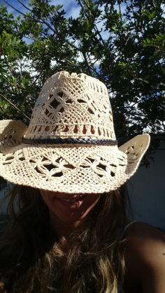 "Hats for women, bohemian hats, boho hats, cowgirl hats, straw cowboy hat, stetson hats, cowboy hats, straw hat, sun hat, buy online cowboy hats for women, sun hats, beach hats, custom hats & personalized hats for women. Jewelry & fashion accessories, original designs by kekugi. Best gift ideas !! This Stylish cowboy hat is accented with a black leather braid. This hat is soft yet supple, making it light to wear yet durable to last for years. These womens hats are perfect for any summer Cowgirl Straw Hat, Beach Cowboy Hat, Women Cowboy Hat, Cowboy Hats For Women, Hats Cowgirl, Boho Cowboy, Bohemian Hats, Boho Hats, Hats Cowboy