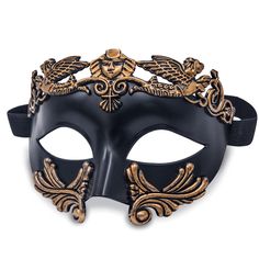 PRICES MAY VARY. No Slippage Party Mask: The elastic band of the buckle can be worn comfortable, you can definitely wear the Venetian mask for a long duration to a Mardi Gras party Premium Texture: The masquerade mask is made of high-quality ABS plastic, the decorative pattern detail are silicone and quite comfy Classical Design: Ancient Roman Greek mythological mask brings you back to the medieval times, fits most face shapes, any formal or casual wear Widely Used Mask: Masquerade men's mask Su Greek Mask, Masquerade Men, Mascarade Ball, Gold Masquerade Mask, Mens Masquerade Mask, Mask For Men, Party Mask, Female Mask, Lace Mask