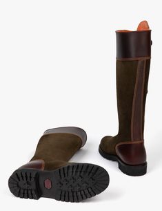 Inclement Tassel Boot - Seaweed | Women's Tassel Boots | Penelope Chilvers Tassel Boots, Slim Calves, Penelope Chilvers, Green Suede, Goodyear Welt, Long Boots, Leather Tassel, Leather Care, Dog Walking