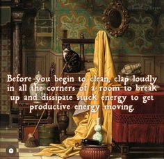 House Cleaning Tips Witch, Cleaning Spells Home, New Home Ritual Witch, House Witch Magic, Cleaning Witchcraft, Witchy Cleaning, Bedroom Witchcraft, Witchy House Aesthetic, House Witchcraft