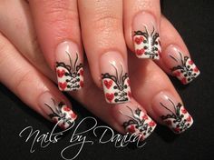 / Pinup Nails, Valentines Nails Heart, Sweetheart Nails, Burlesque Makeup, Valentine Day Nails, Baby Grinch, Valentines Day Nail