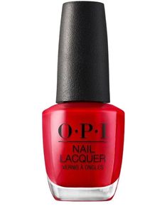 Opi Polish Colors, Opi Nail Polish Colors, Opi Red, Negative Space Nail Art, Red Gel Nails, Opi Polish, Opi Nail Colors, Velvet Nails, Chrome Nail Art