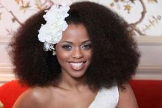 Natural bride African American Hairstyles, 4c Hairstyles, Hair Black