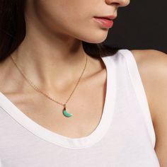 Dainty Necklace for Her - Gold Moon pendant Necklace - Christmas gifts for Her - Chalcedony, Green Opal, Amethyst, Labradorite, Aqumarine Available stones: (select from drop down menu) 1) Aqua Chalcedony 2) Green Opal 3) Amethyst 4) Chrysoprase 5) Labradorite 6) Aquamarine 7) Prehnite Pendant: 17Hx9Wx4Dmm (due to the nature of the genuine raw gemstones, all stones are different so the size is approximate and the one you receive might be slightly smaller or bigger) Chain: 16-18 inches adjustable Teardrop Moon Charm Necklace As Gift, Teardrop Necklace With Moon Charm As Gift, Teardrop Moon Charm Necklace For Gift, Dainty Turquoise Pendant Necklace For Gift, Dainty Turquoise Pendant Necklace Gift, Blue Moon Charm Necklaces For Gifts, Moon Charm Pendant Necklace As A Gift For Her, Blue Moon Charm Necklace For Gift, Blue Moon Charm Necklace Gift