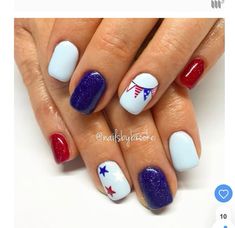 Acrylic Nail Designs Fourth Of July, Firecracker Nails 4th Of July, 4thnof July Nails, Simple Fourth Of July Nails Gel, Simple Fourth Of July Nails Short, 4th Of July Dip Nail Ideas, Simply 4th Of July Nails, Beach 4th Of July Nails, Fourth Of July Manicure