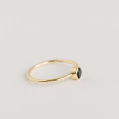 Leona Gold Stacking Ring | Black Onyx - elliparr Minimalist Gold Emerald Stackable Ring, Minimalist Emerald Ring In Yellow Gold For Everyday, Minimalist Yellow Gold Gemstone Midi Rings, Minimalist Yellow Gold Midi Rings With Gemstone, Minimalist Yellow Gold Emerald Ring For Everyday, Minimalist Gold Emerald Birthstone Ring, Gold Adjustable Minimalist Sapphire Ring, Adjustable Gold Sapphire Ring In Minimalist Style, Adjustable Minimalist Gold Sapphire Ring