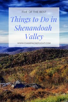 the mountains with text overlay that reads five of the best things to do in sherandah valley