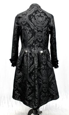 Order of the Dragon Coat Black Tapestry Brocade | Etsy Black Jacquard Winter Outerwear, Black Jacquard Outerwear For Winter, Black Jacquard Outerwear For Fall, Fitted Long Sleeve Noble Outerwear, Winter Brocade Outerwear With Long Sleeves, Fitted Jacquard Outerwear For Fall, Black Brocade Long Sleeve Outerwear, Long Sleeve Brocade Outerwear For Winter, Fitted Brocade Outerwear For Fall