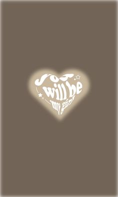 a heart with the word willie written in white on a brown background and an image of a