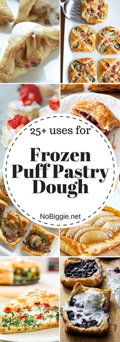 frozen puff pastry dough is the best way to use it for desserts and pies