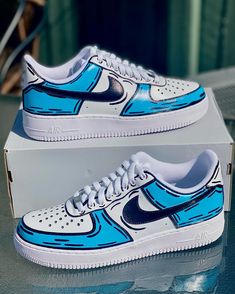 Brand New Custom Sneakers Each pair is unique Worldwide shipping Transforming ordinary into UNIQUE Before you purchase, please make sure that you choose your correct size! Air Force 1 Cartoon, All White Sneakers, Nike Air Force 1 Custom, Diy Sneakers, Air Force 1 Custom, Personalized Shoes, Custom Air Force 1, Cute Nike Shoes, Purple Shoes