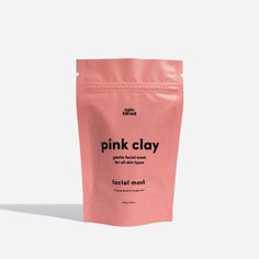 pink clay facial mask French Pink Clay, French Pink, Grape Seed Extract, Bentonite Clay, Improve Skin Tone, Pink Clay, Improve Skin Texture, Facial Mask, Skin Texture