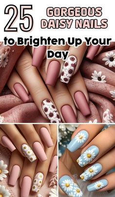 Daisy Nail Art