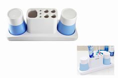 Plastic Bathroom Accessory Set Toothbrush Toothpaste Shaver Razor Holder Seat Rack w/ Couple Water Cup W Couple, Prepaid Phones, Razor Holder, Unlocked Cell Phones, Toothbrush Toothpaste, Bathroom Accessory Set, Water Cup, Bathroom Accessories