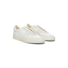 Common Projects Bball Summer Duo (Off White) – Concepts Common Projects, White Summer, Sneaker Head, Basketball Shoes, In Italy, Off White, Italy, Leather, White