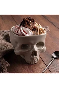 Gothic Skull Bowl Skull Bowl, Skeleton Head, Halloween Tableware, Portable Food, Dining Table Centerpiece, Pasta Bowl, Human Skull, Candy Bowl, Pasta Bowls