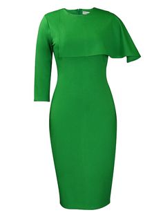 Material: Made of 80-90% Polyester + Spandex. Soft breathable and elastic fabric. comfortable to wear.Features: Asymmetrical. half Sleeve. solid color. sleeveless. ruffle. split. bodycon. midi dress.Style: Office. Casual Green Bodycon Dress With Asymmetrical Neckline, Green Fitted One-shoulder Dress With Asymmetrical Neckline, Green Fitted One Shoulder Dress With Asymmetrical Neckline, Fitted Sleeveless Asymmetrical Elastane Dress, Elegant Green Stretch One Shoulder Dress, Elegant Green Stretch One-shoulder Dress, Elegant Green One-shoulder Stretch Dress, Green Fitted One Shoulder Asymmetrical Dress, Elegant Green One Shoulder Stretch Dress