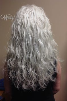 So with a bit of curiosity many will take THE QUESTION to their hair stylists – “I am considering going grey – what do you think?” – and BOOM!  I LOVE this question.  This question reveals a hidden strength in a woman that desires to be embraced and empowered! White Curly Hair, Grey Hair Don't Care, Grey Hair Over 50, Fabulous Women, Grey Curly Hair, Gorgeous Gray Hair, Beautiful Gray Hair, Silver Grey Hair, 2015 Hairstyles