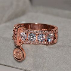 Vintage Rose Gold Filled Zircon Wedding Rings Women Fashion Jewelry – Atom Oracle Wedding Rings Women, Zircon Engagement Ring, Affordable Rings, Zircon Rings, Rose Gold Engagement Ring Vintage, Vintage Rose Gold, Rings Women, Princess Ring, Womens Rings Fashion