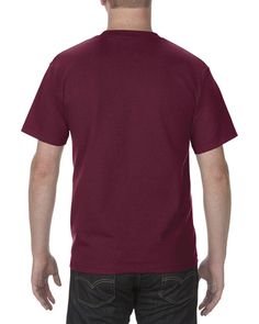 Adult 6.0 oz., 100% Cotton T-Shirt - BURGUNDY - S | Alstyle Adult 6.0 oz. Cotton T-Shirt in Burgundy Size Small Home T Shirts, Unisex Shorts, Calgary, American Apparel, Cotton T Shirt, Short Sleeve Tee, Cotton Tshirt, Ash, Mens Graphic Tshirt