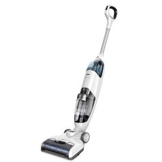 a white and black vacuum on a white background