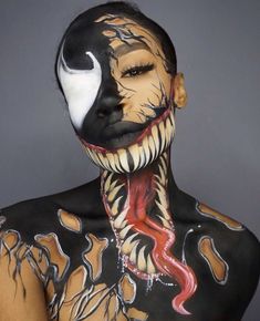 Character Makeup Ideas, Makeup Extreme, Halloween Makeup Look, Scary Eyes, Creepy Halloween Makeup, Face Art Makeup, Face Paint Makeup, Amazing Halloween Makeup