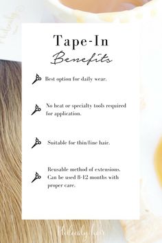 Hair Extensions Content Ideas, Invisible Hair Extensions, Hair Education, Hair Facts, Tape Ins, Hand Tied Wefts, Hair Salon Interior