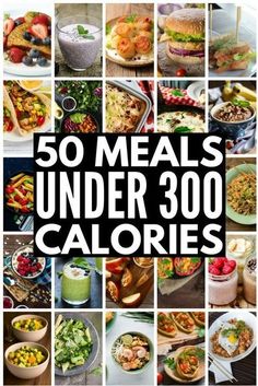 Meals Under 300 Calories, Filling Meals, 300 Calorie Meals, Lunch And Dinner Recipes, Under 300 Calories, Healthy Low Calorie Meals, Healthy Low Carb, Low Calorie Dinners